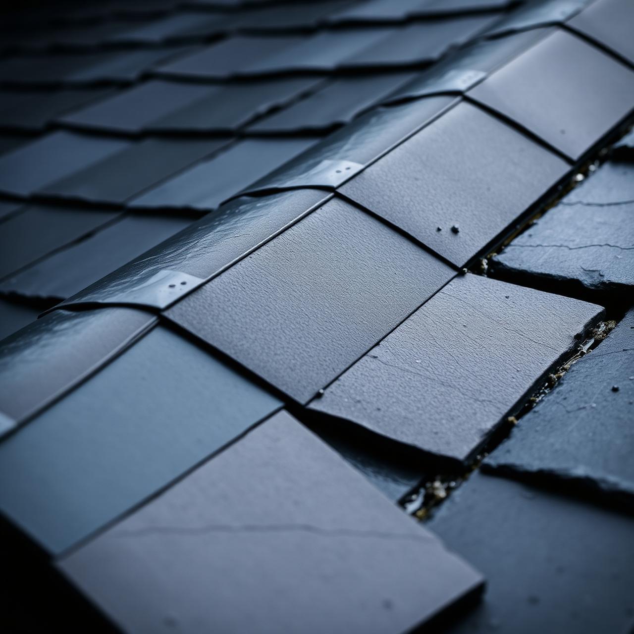 Slate roof detail